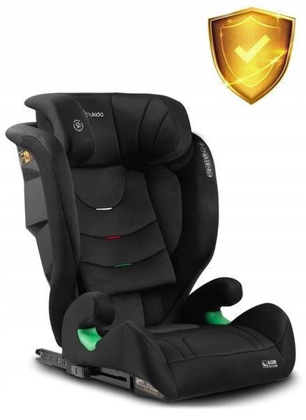 Дитяче автокрісло Nukido Louis 15-36 кг ISOFIX чорне (710010) 466442949 фото
