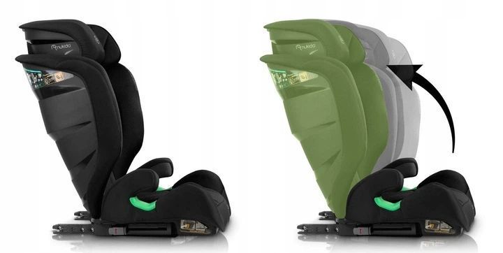 Дитяче автокрісло Nukido Louis 15-36 кг ISOFIX чорне (710010) 466442949 фото