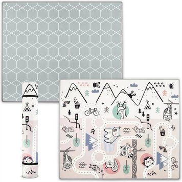 Рулонний поролоновий килимок Nukido NK-342 180х150х1,5см 734201 426887216 фото
