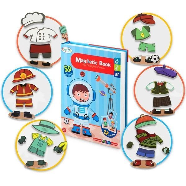 Магнітна книга-пазл Ricokids РК-770 Dress Up 777005 426886781 фото
