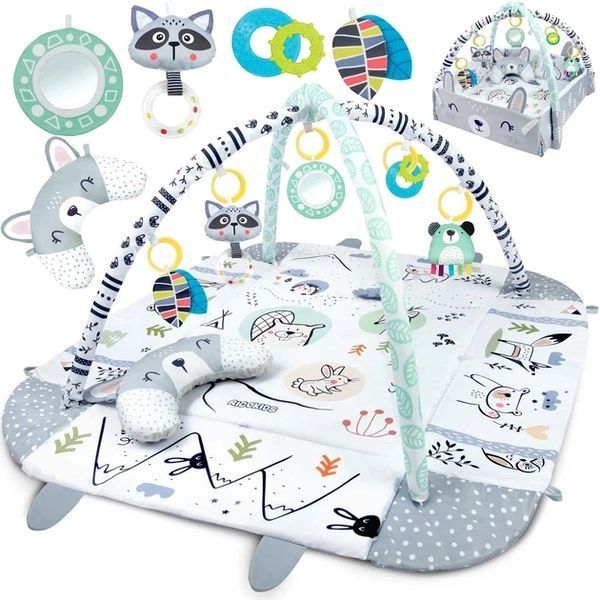 Інтерактивний навчальний килимок Ricokids кролик 110х100см 7350 426886856 фото