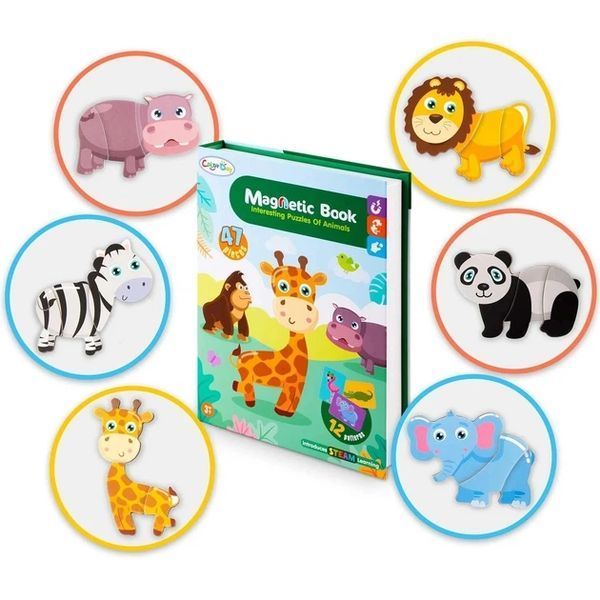 Магнітна книга-пазл Ricokids РК-770 Тварини 777005 426887000 фото