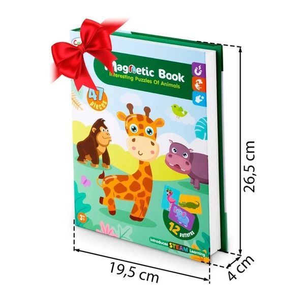 Магнітна книга-пазл Ricokids РК-770 Тварини 777005 426887000 фото