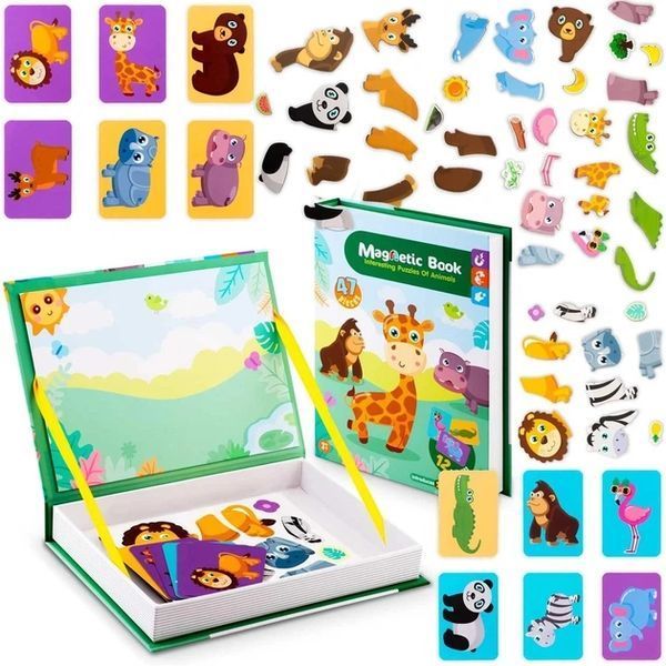 Магнітна книга-пазл Ricokids РК-770 Тварини 777005 426887000 фото