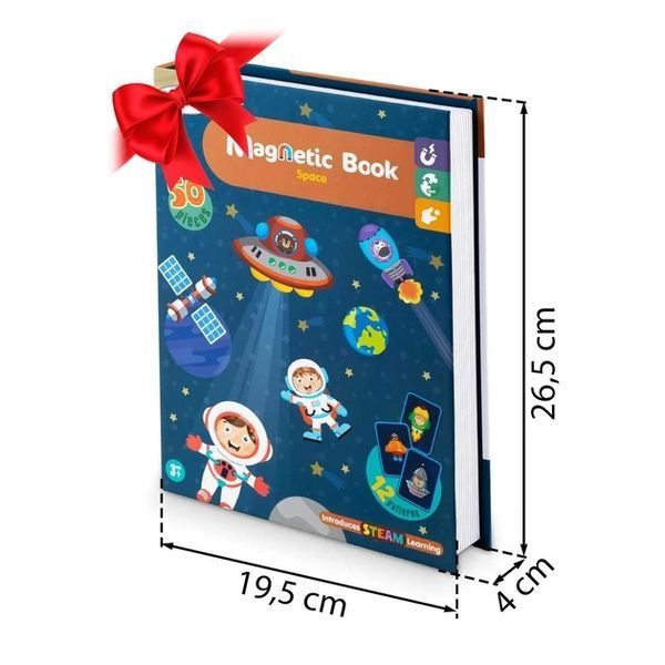 Магнітна книга-пазл Ricokids РК-770 Космос 777001 426887171 фото