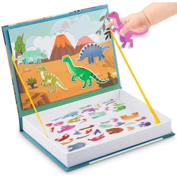 Магнітна книга-пазл Ricokids РК-770 Динозаври 777000 426887204 фото